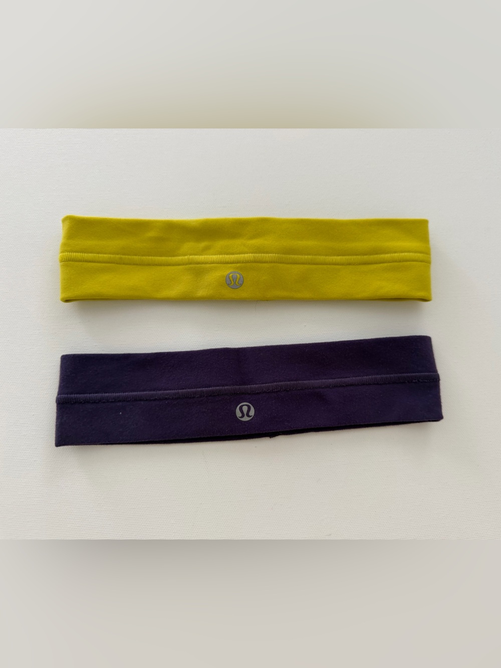 lululemon athletica Headband Pair - Purple & Yellow-Green